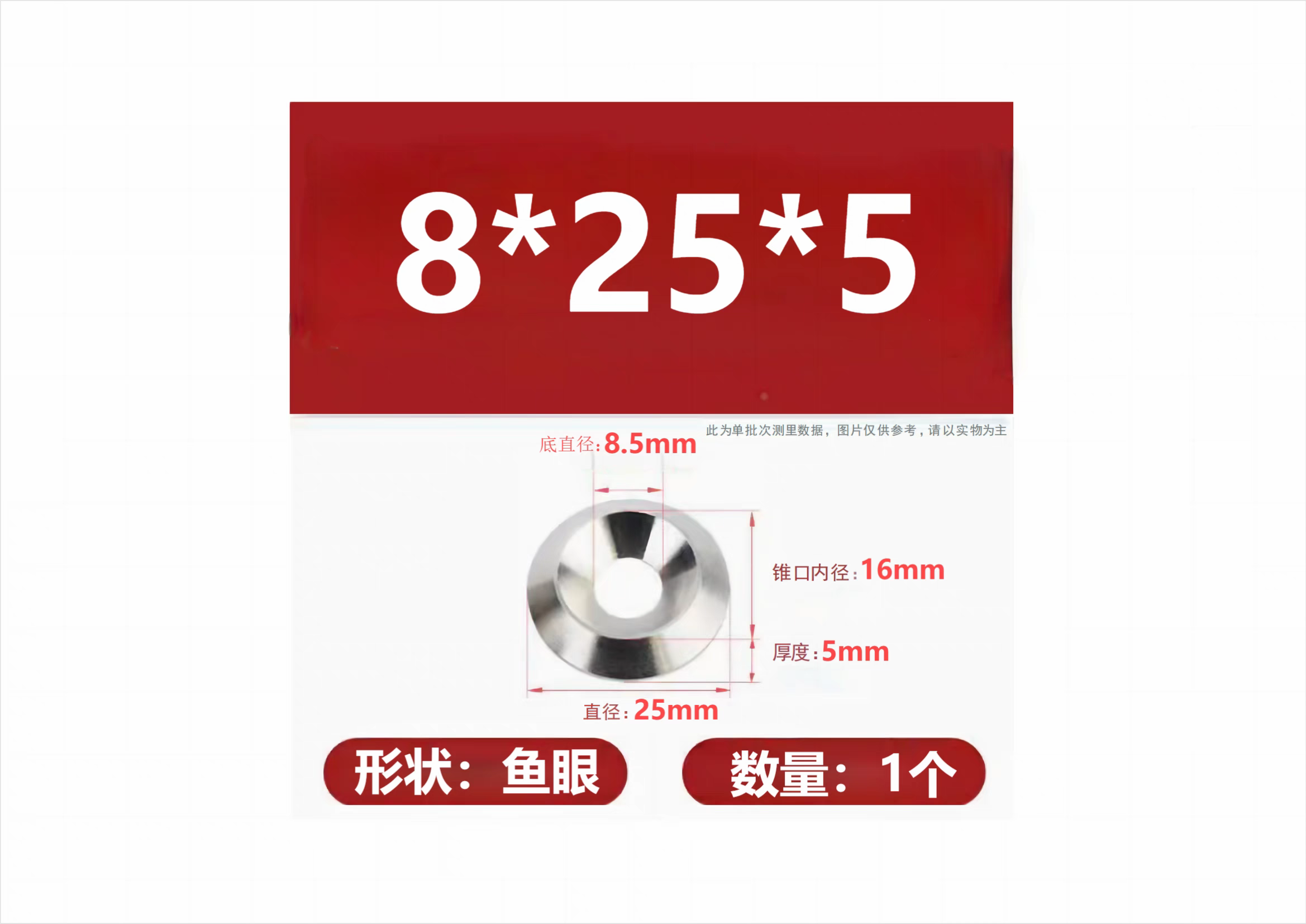 A10 M8X25X5