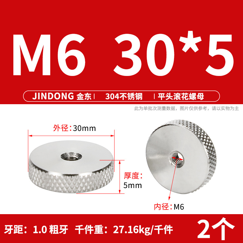 Knurled Round Nut